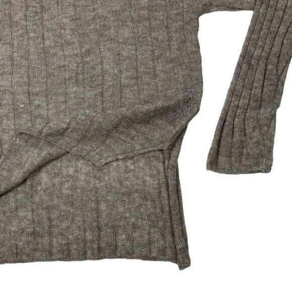 H&M Sweater Womens M Oversized Rib Knit Wool Turtleneck RomCom Modest Career New - Picture 7 of 16
